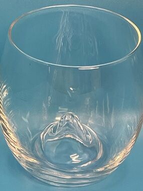 Clear Final Touch "On the Rock" Whiskey/wine Glass
